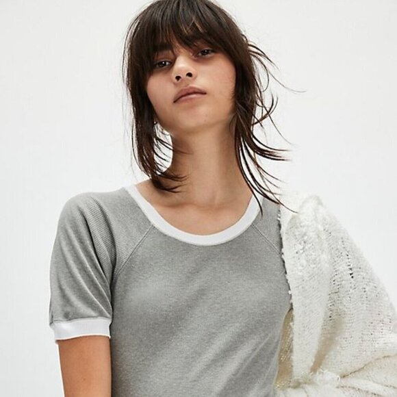 NWT Free People Intimately Lazy Daisy Puff Sleeve Thong Bodysuit - Picture 2 of 5